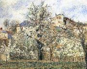 Camille Pissarro Pang plans spring Schwarz oil painting on canvas